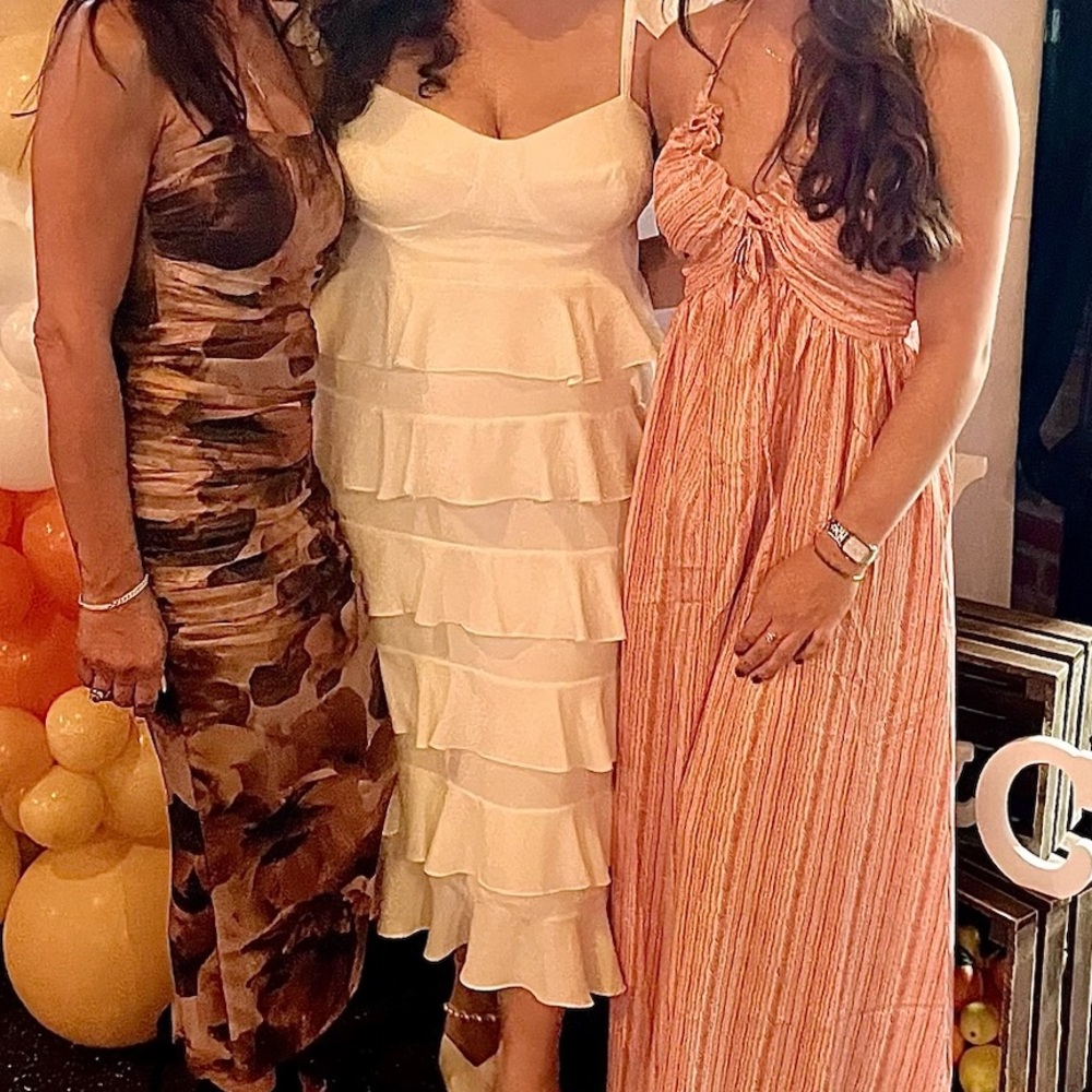 Eloquii Bridal White Tiered dress